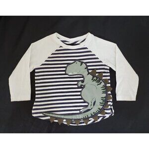 Toddler Dinosaur Tee Shirt Cotton Spandex Jarvis Archer 12 Mo Unisex NEW